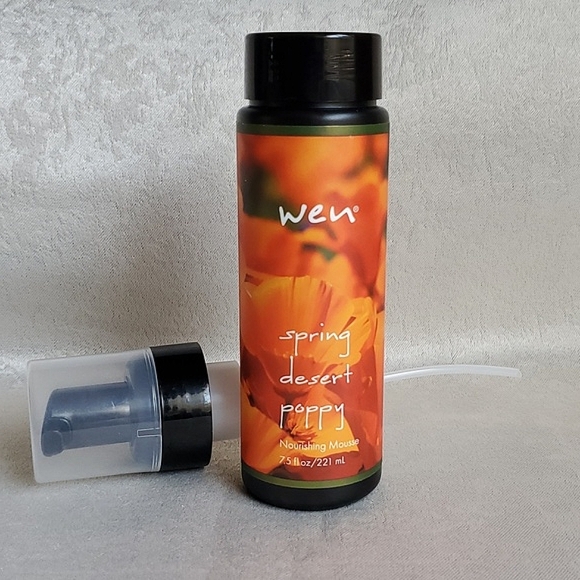 🆕️ WEN by Chaz Dean Spring Desert Poppy Nourishing Mousse with Pump 7.5 fl oz - Picture 2 of 6